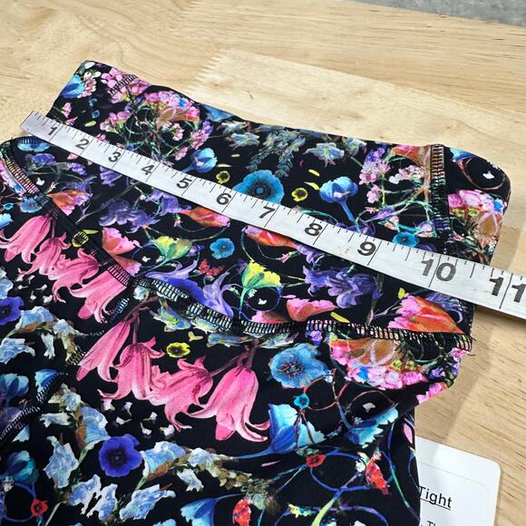 Lululemon Base Pace High-Rise Tight 28" Flowerscope Black Women's Size 2 NWT - Picture 10 of 12